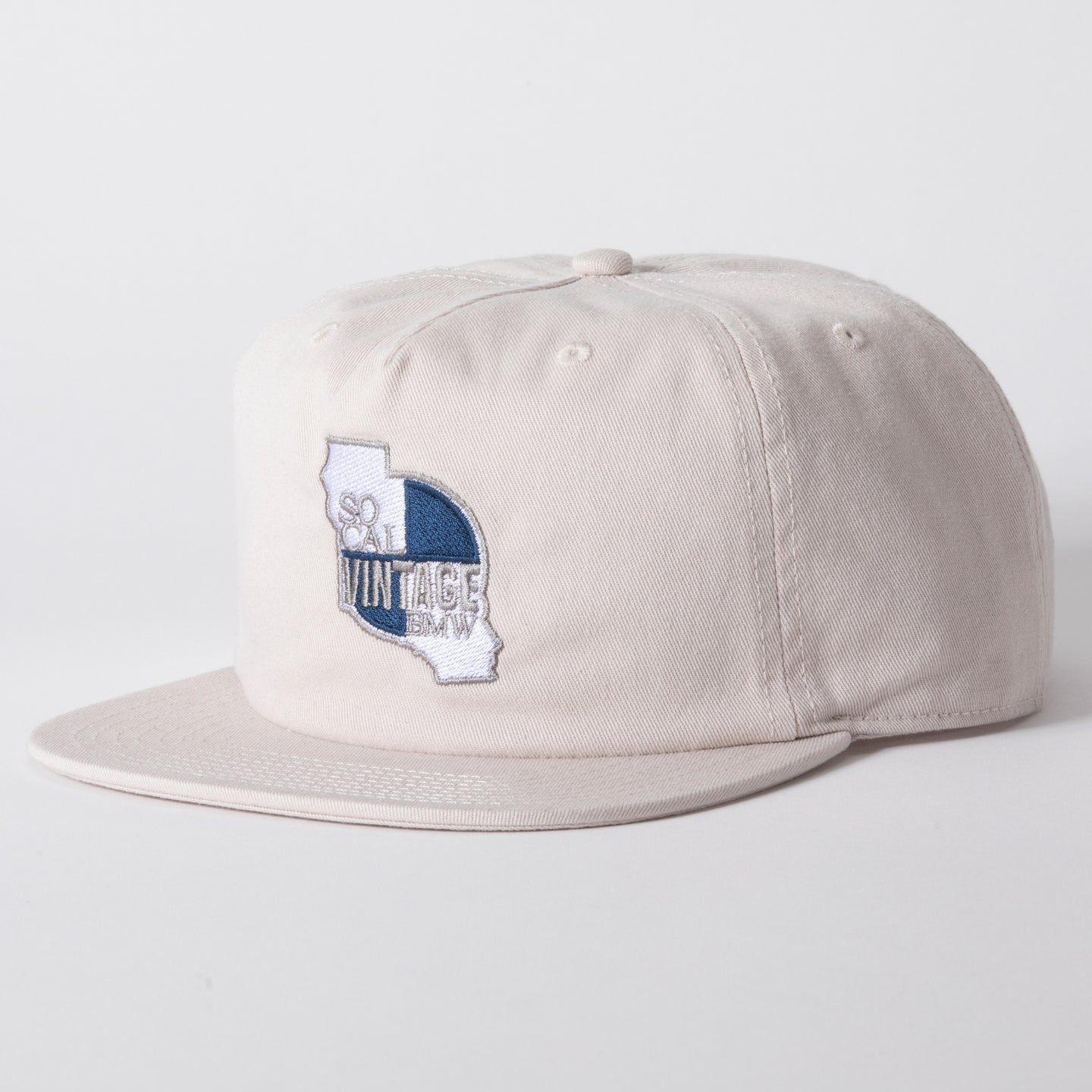 SoCal Vintage BMW Hat in Light Beige